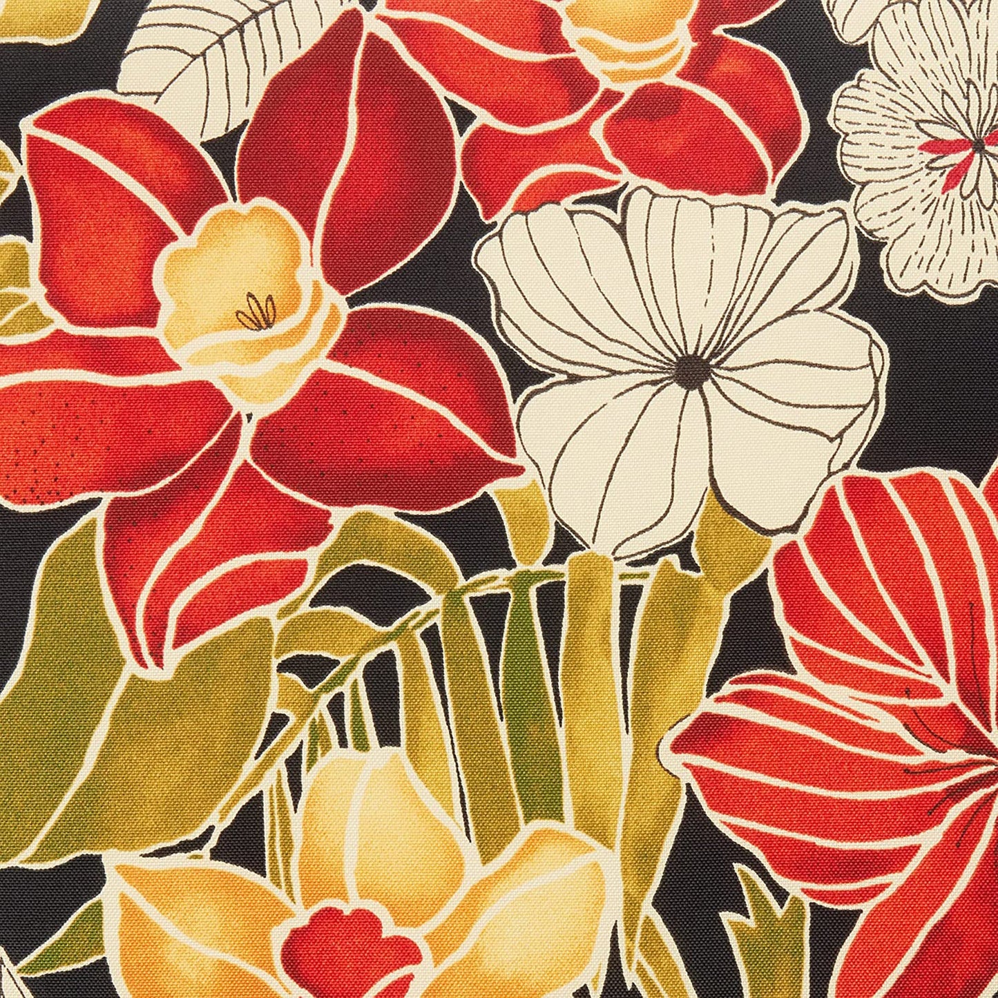 Outdoor and Indoor Clemens Noir Square Corner Seat Cushions - Black