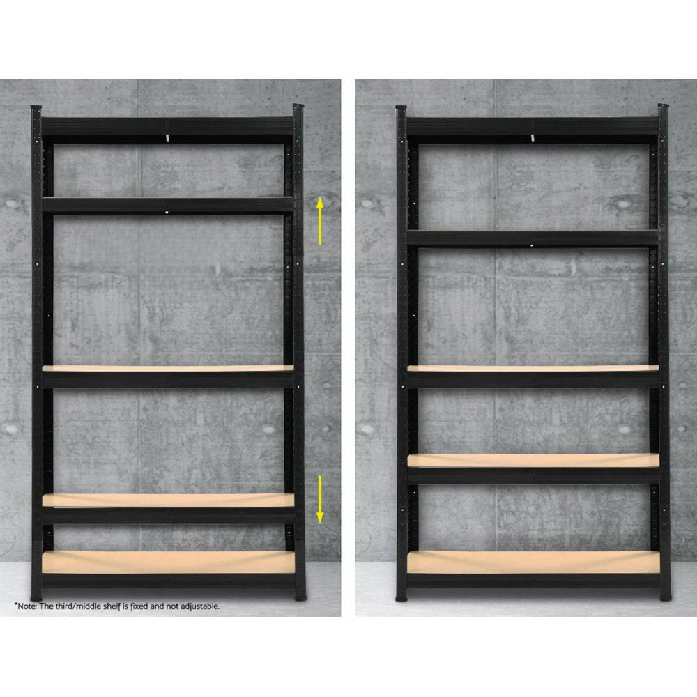 Warehouse Garage Storage Racking Steel Metal Shelves - 2x1.8m