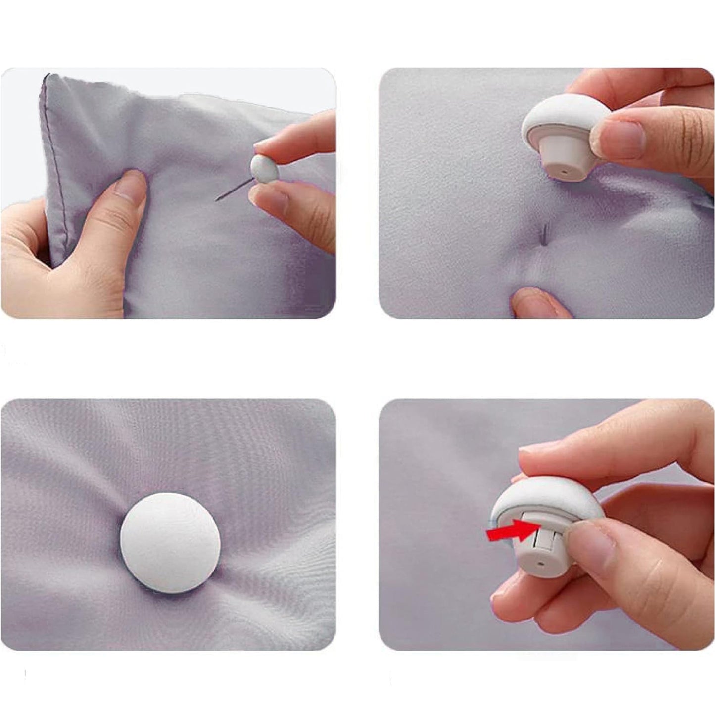 Reversible Microfibre Queen Bed Quilt Cover Set with Button Closure - Orange White