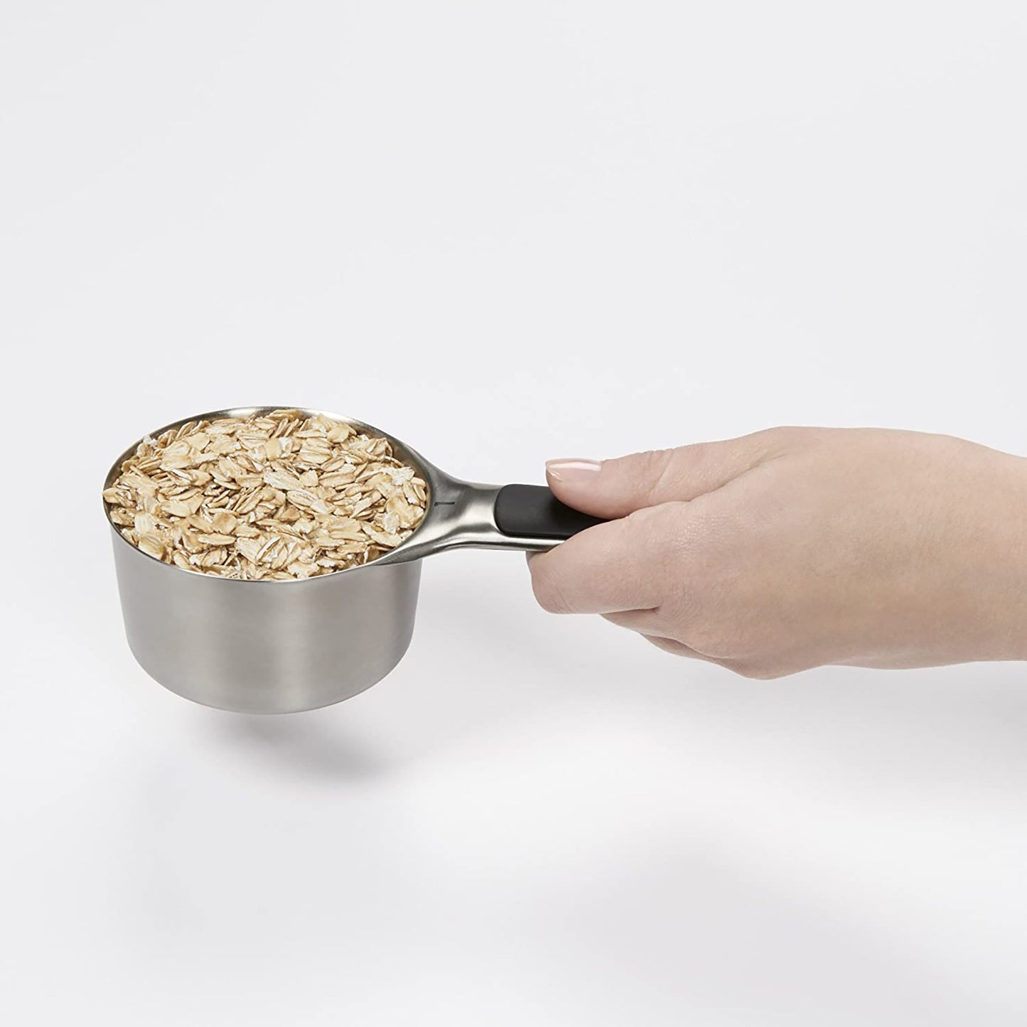 Stainless Steel Measuring Cup Set 4 Piece - Silver