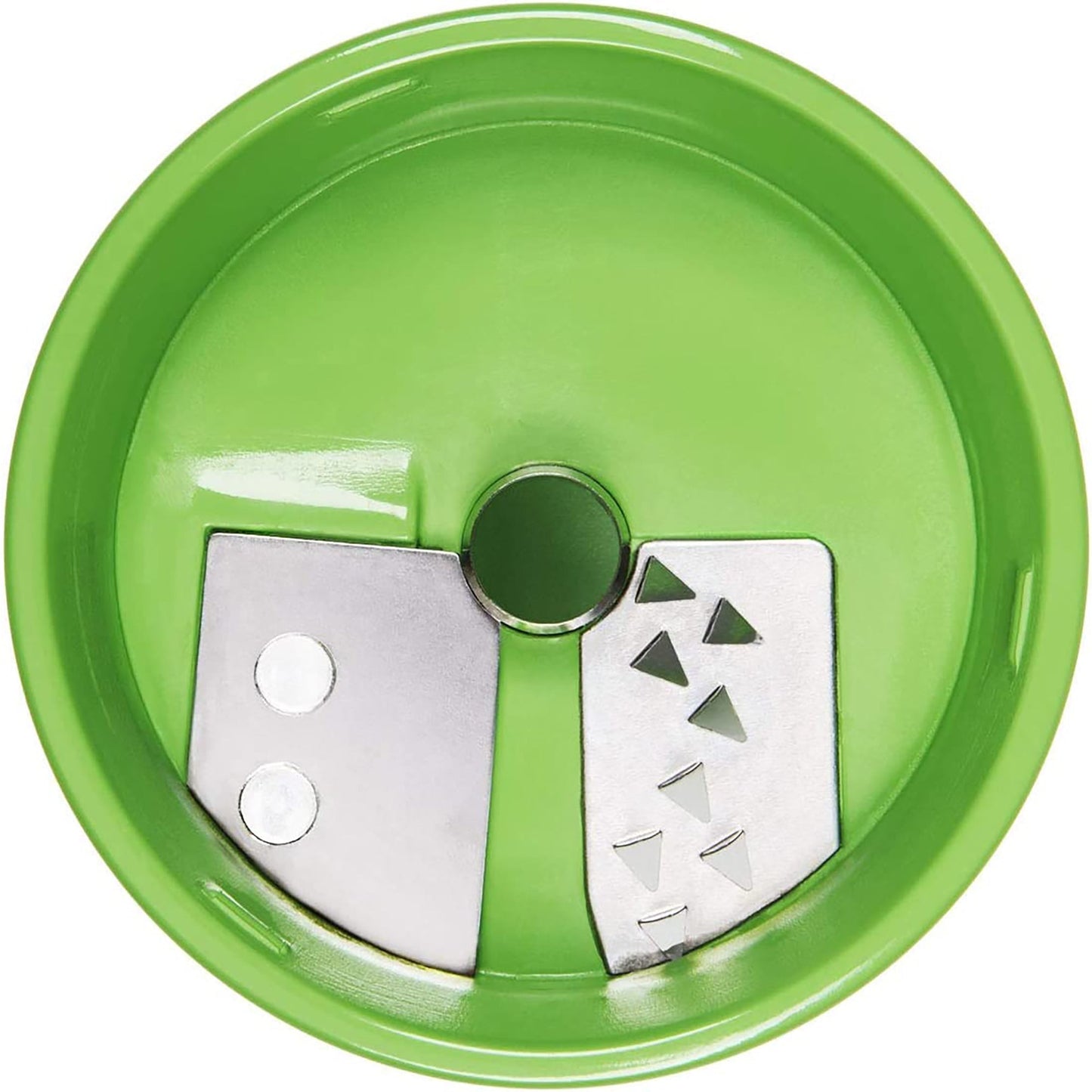Stainless Steel Bladed Good Grip Hand Held Spiralizer - Green