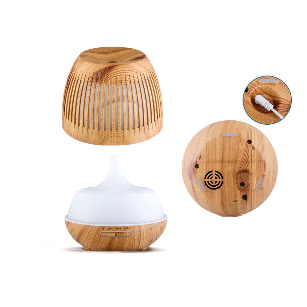 Aromatherapy Diffuser Aroma Essential Oils Air Humidifier LED Light 400ml
