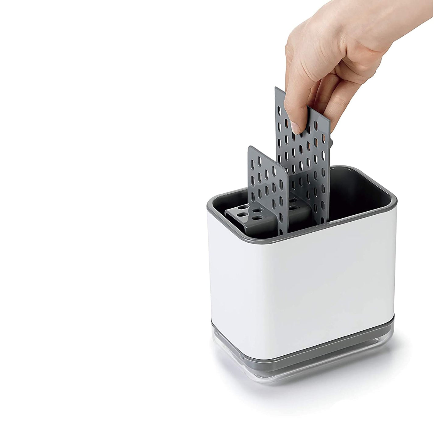 Sink Countertop Caddy Cleaning Tools Organizer - White