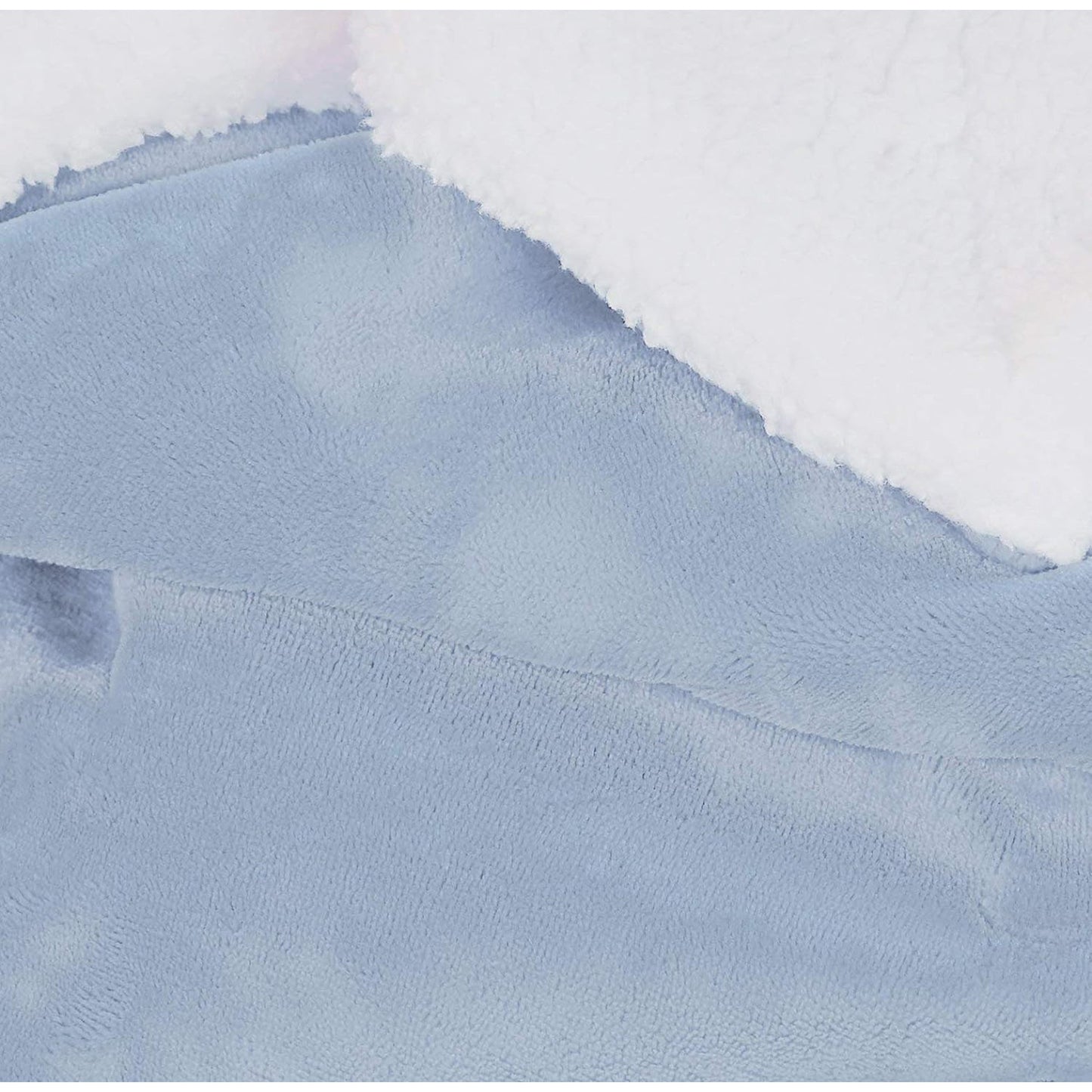 Ultra-Soft Micromink Sherpa Blanket - Smoke Blue