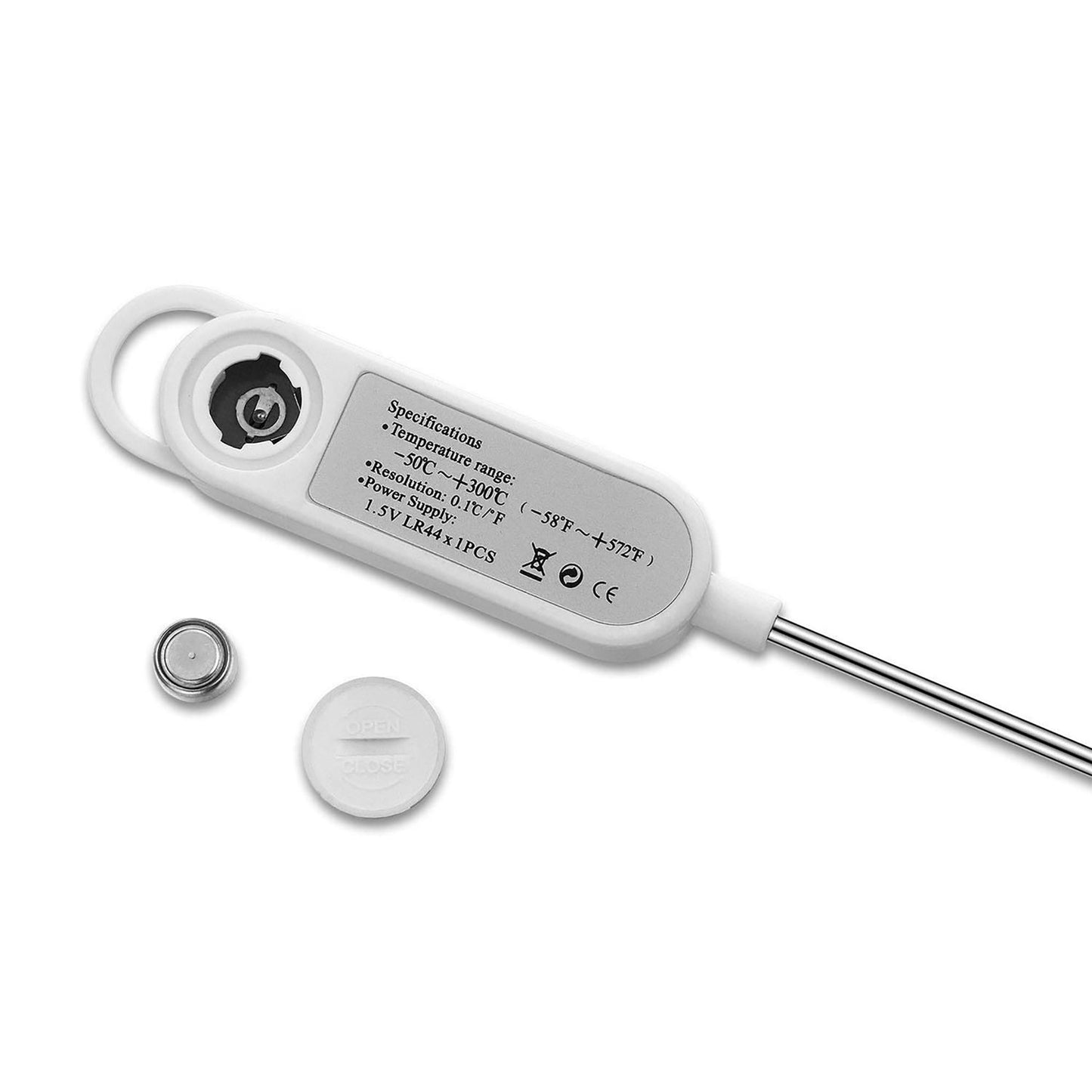 Fast Reading Digital Food Cooking Thermometer - White