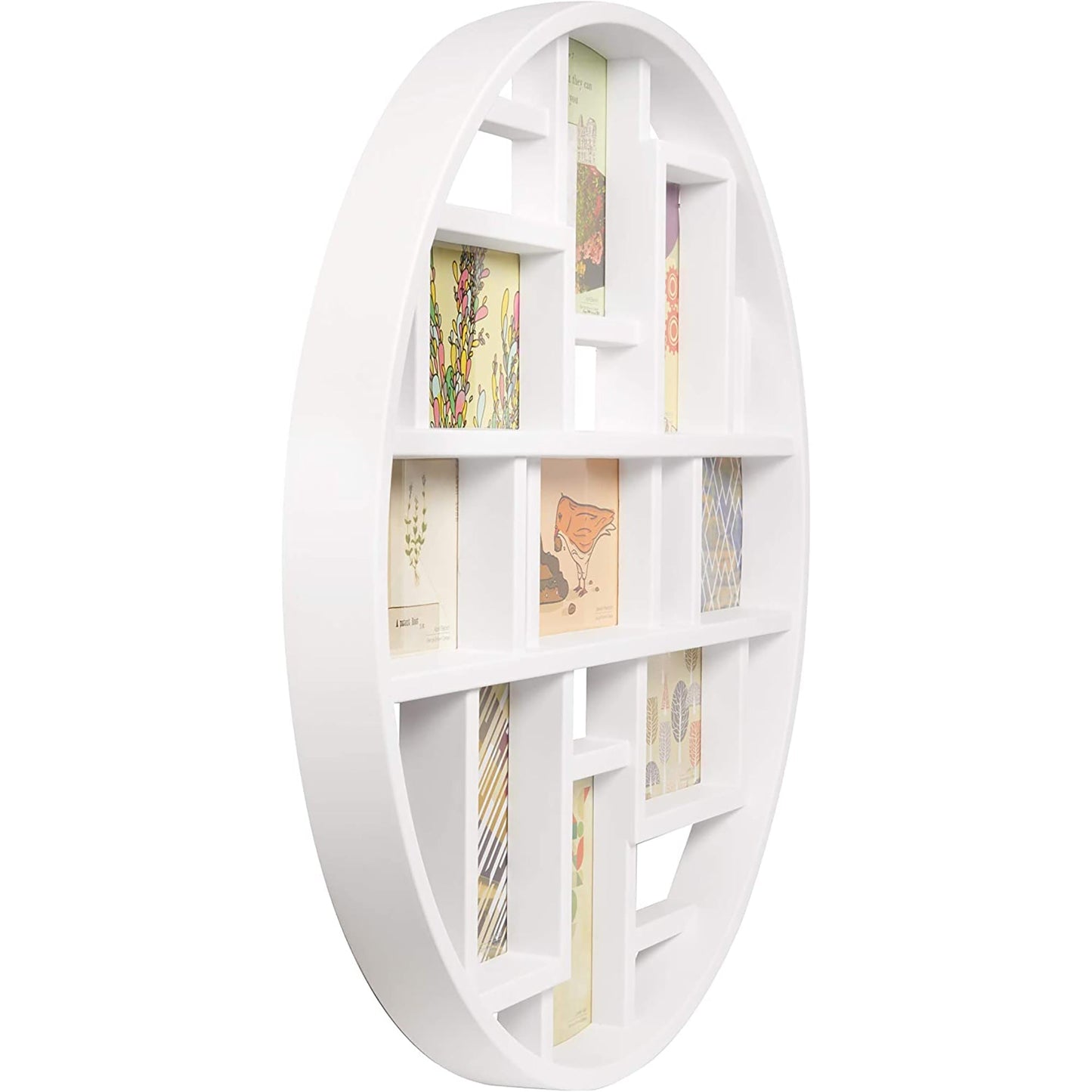 9 Opening Collage Decorative Wall Frame - White