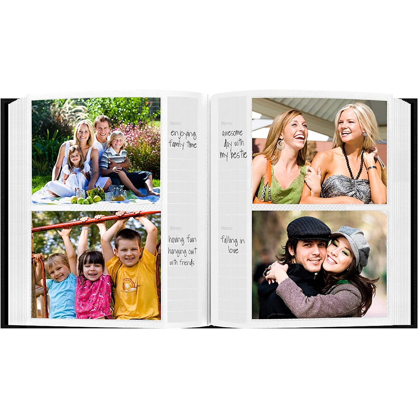 Fabric Photo Album 5 x 7 - Deep Black