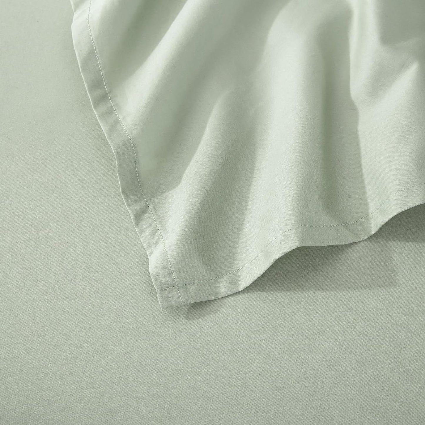 500TC Soft and Luxurious 100% Cool Breathable Cotton Flat Sheet - Sage