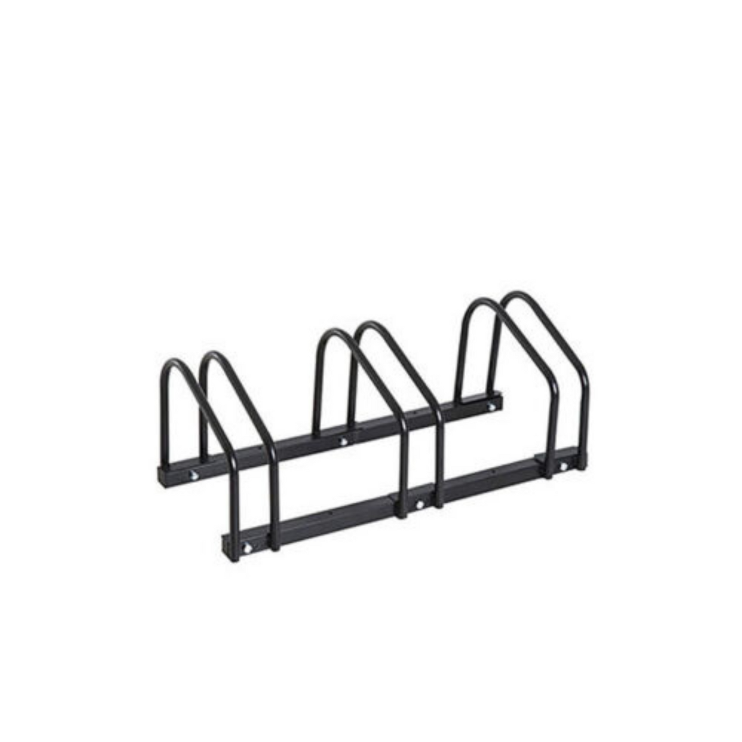 Portable Bike Floor Parking Rack Instant Storage Stand for 3 to 6 Bicycles