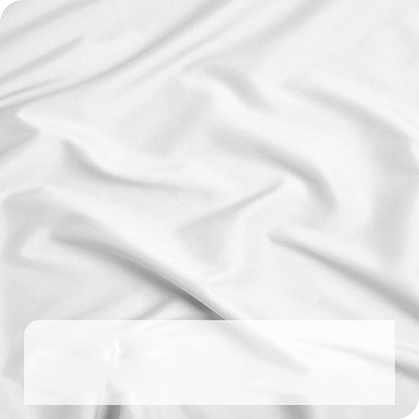 Soft Comfort Breathable Extra Deep Pocket Bed Sheet Set - White