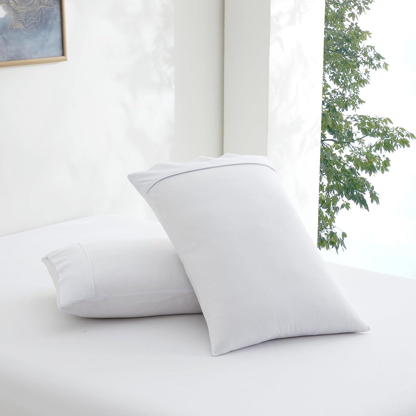 130 GSM Flannelette Soft Luxurious Micro Flannel Bed Sheet Set - White