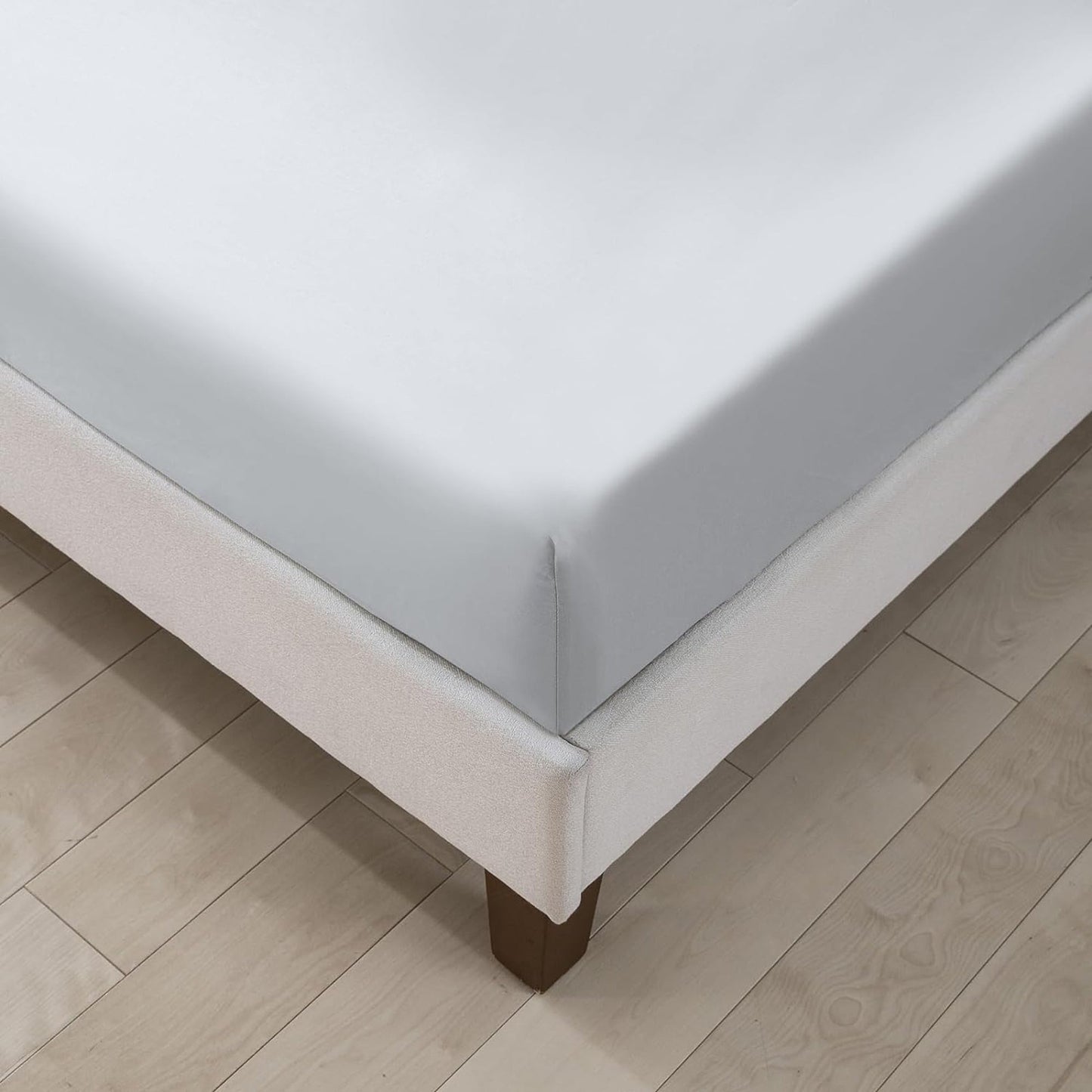 500TC Soft and Luxurious 100% Cool Breathable Cotton Bed Sateen Set - Silver