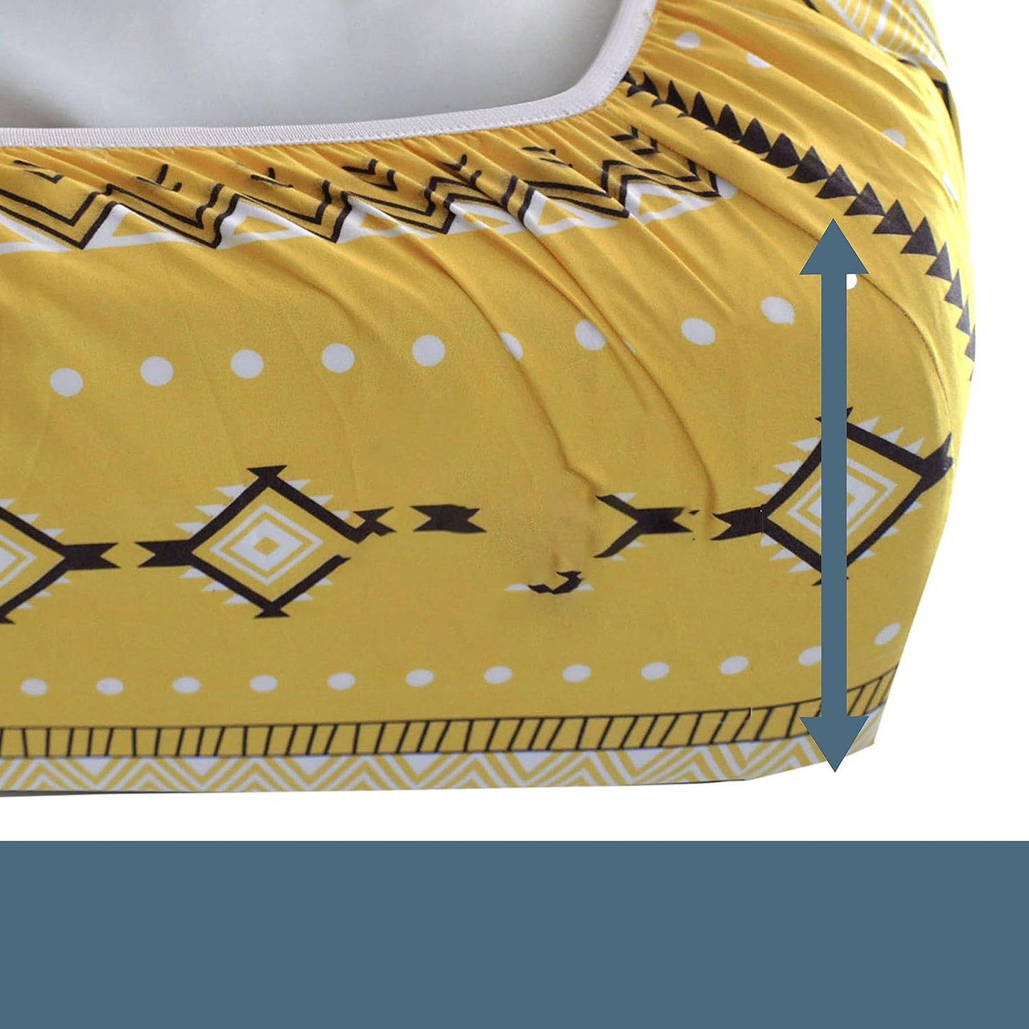 Soft and Lightweight Microfibre Deep Bed Sheet Set - Yellow