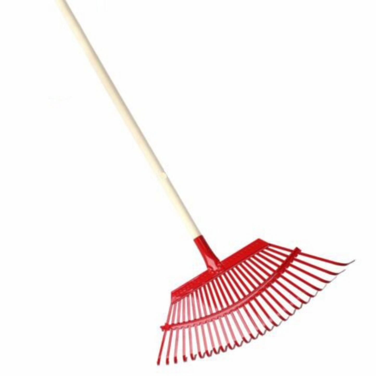 25 Teeth Metal Garden Leaf Rake Lawn Grass Rake Cleaning Tools Outdoor