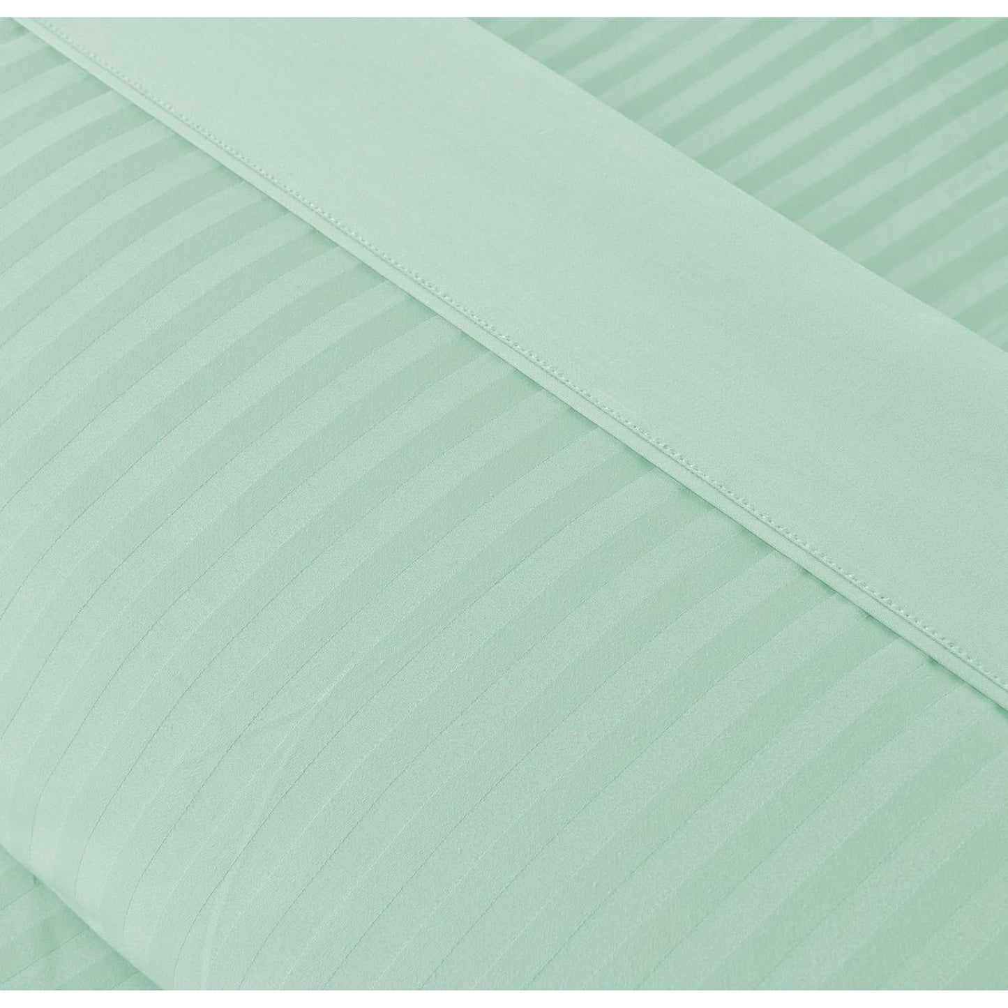 1200TC Egyptian Cotton Luxury Deep Pocket Bed Sheet Set - Cloud Stripe