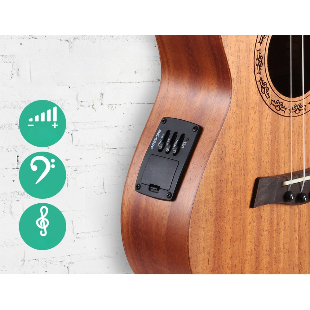 26 Inch Tenor Ukulele Electric Mahogany Ukeleles Uke Hawaii Guitar with EQ