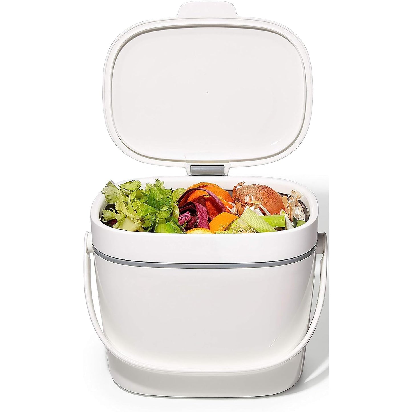 Easy Clean Compost Bin 6.62 Litre - White