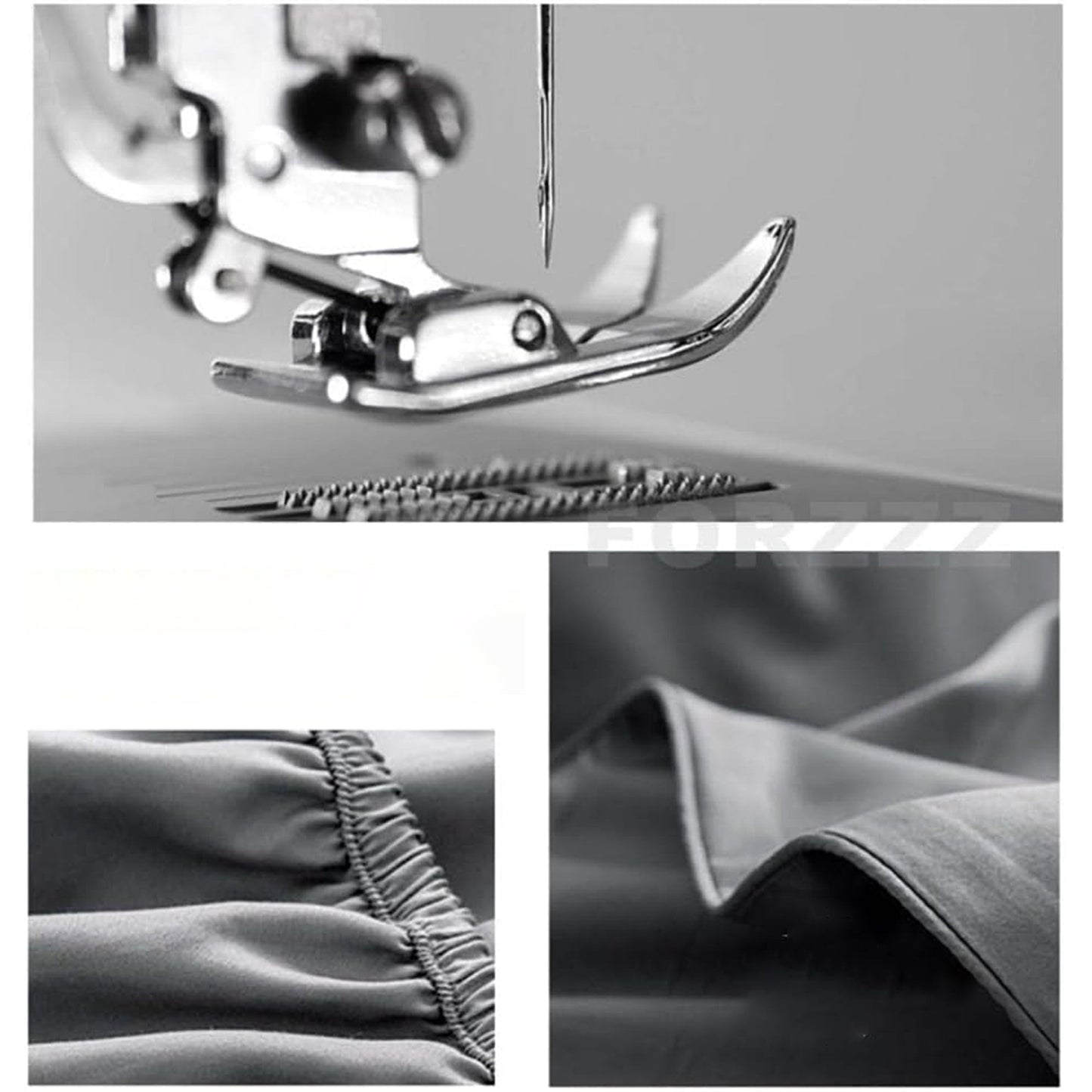 2000 TC Premium Ultra Soft Microfibre Quilt Cover Set - Grey