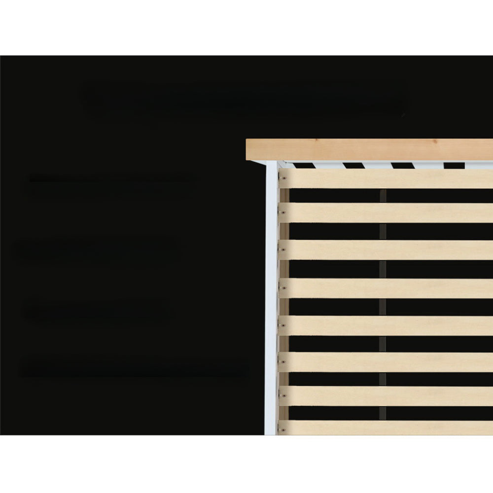 Single Wooden Bed Frame Bedroom Furniture Kids