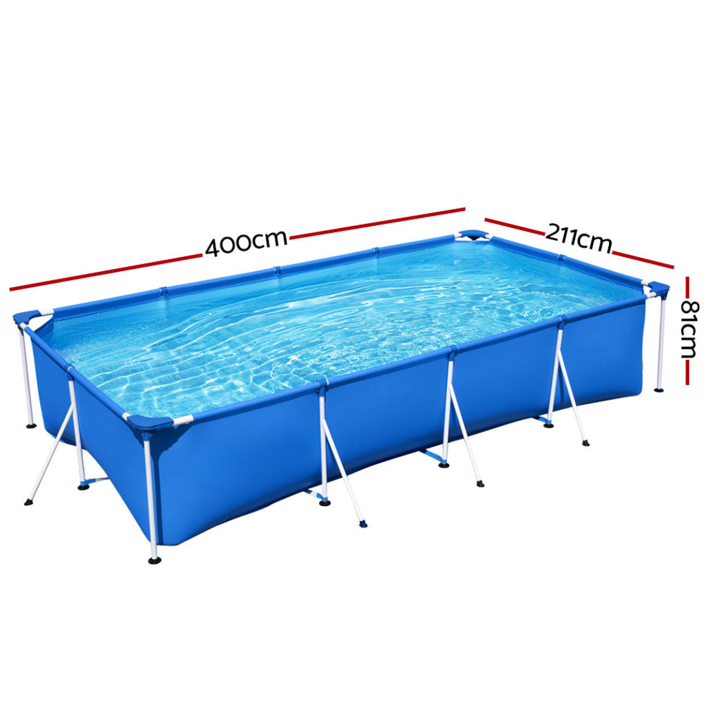 Swimming Pool Above Ground Heavy Duty Steel Frame Pools 4M