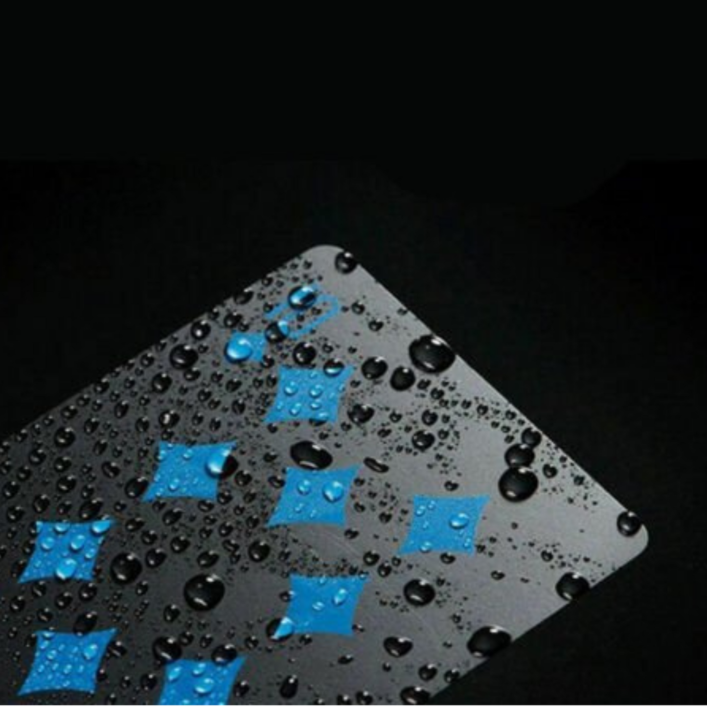 Waterproof Black PVC Poker Deck Plastic Magic Table Game Club Cards
