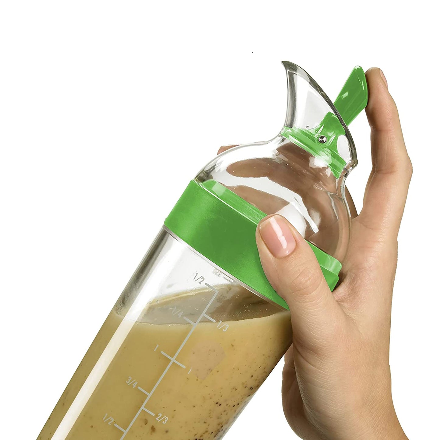 Salad Dressing Shaker 1.5 Cup Capacity - Green