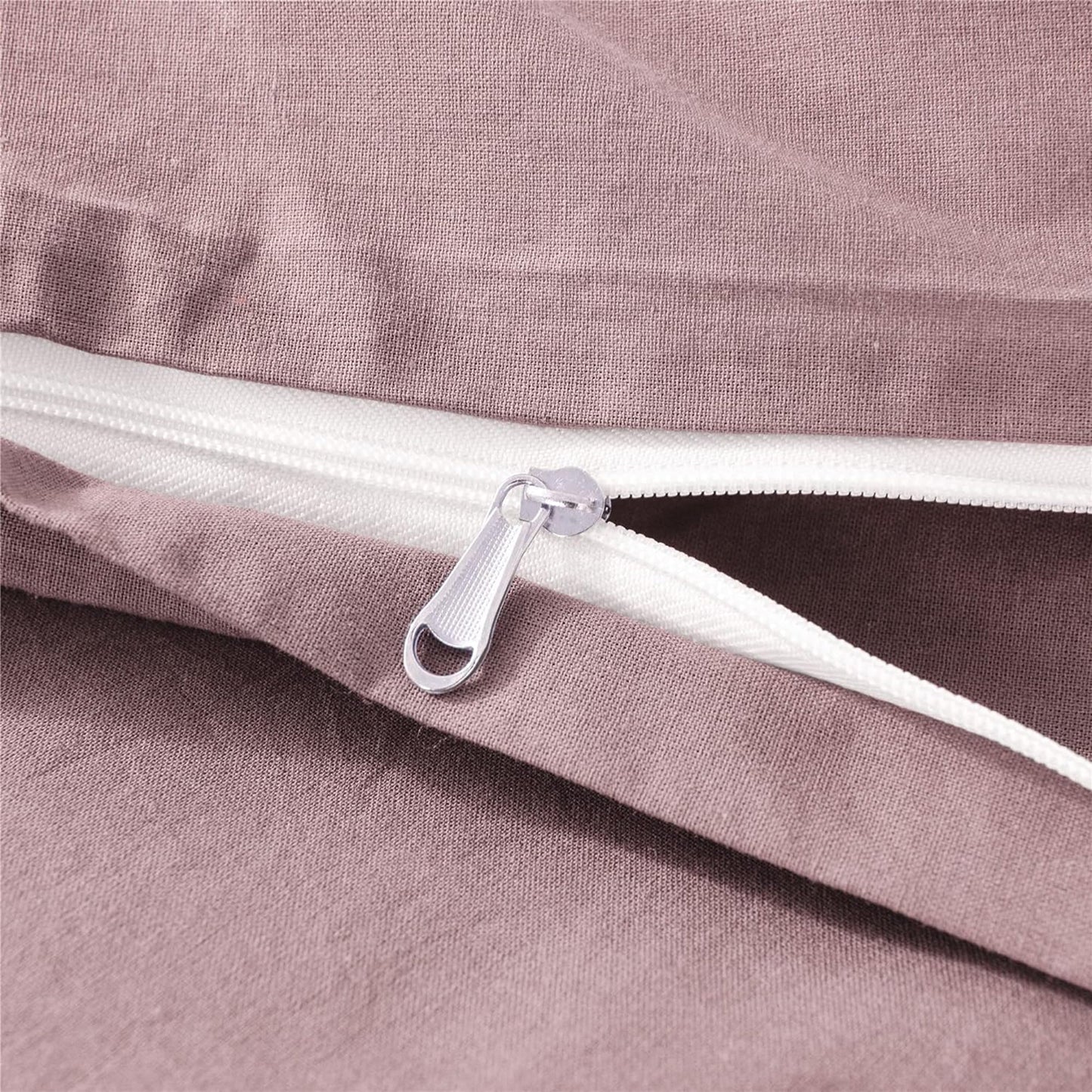 Ultra Soft 100% Washed Cloth Cotton Quilt Cover Set - Pink