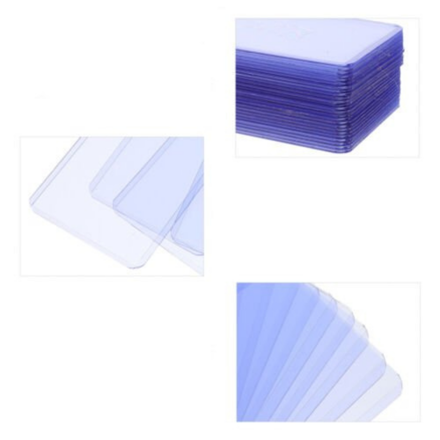 Hard Plastic Top Loader Card Sleeves Clear Trading Card Protectors