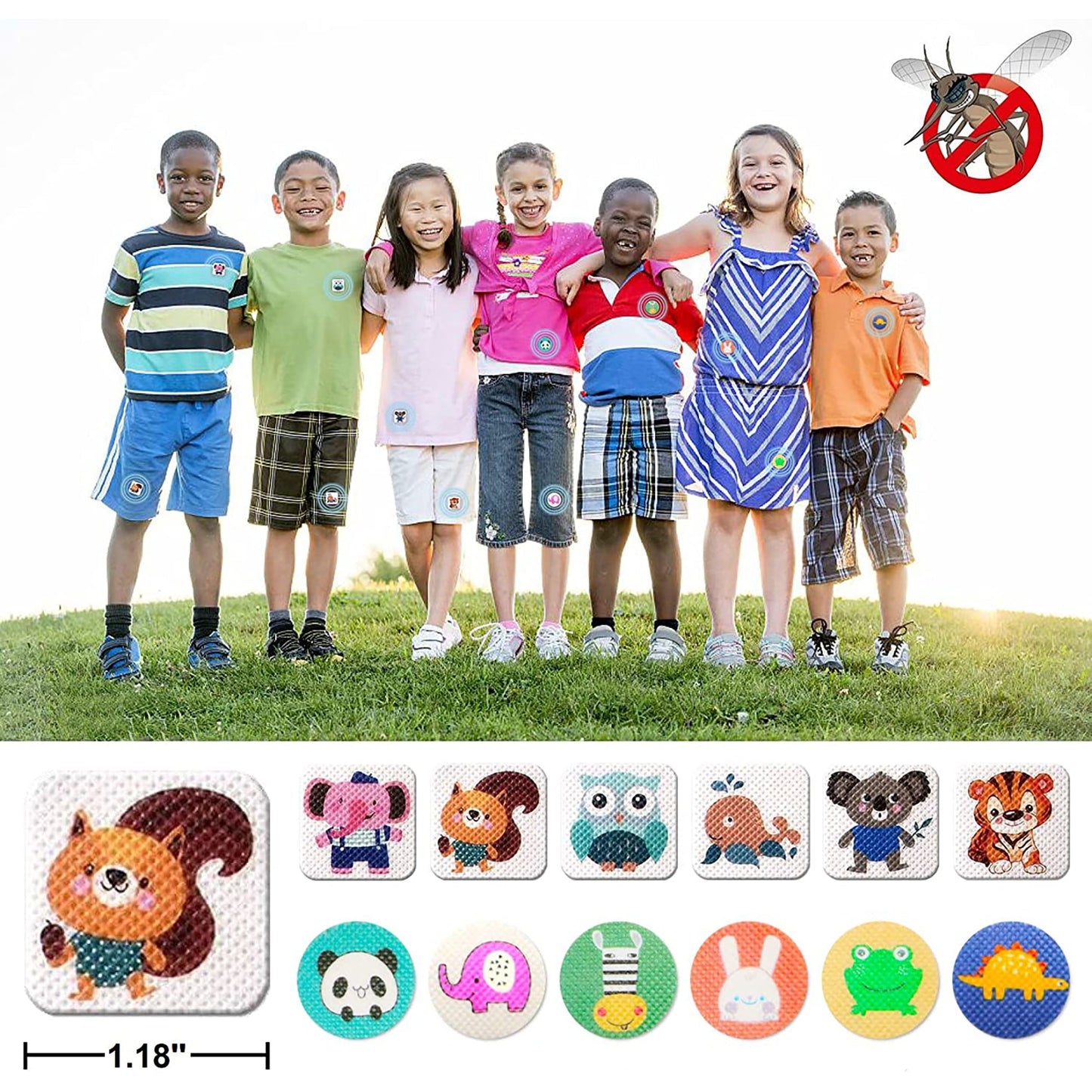 Natural Mosquito Patches for Kids and Adults with 5 Pack Mosquito Repellent Bracelets - 240 pcs