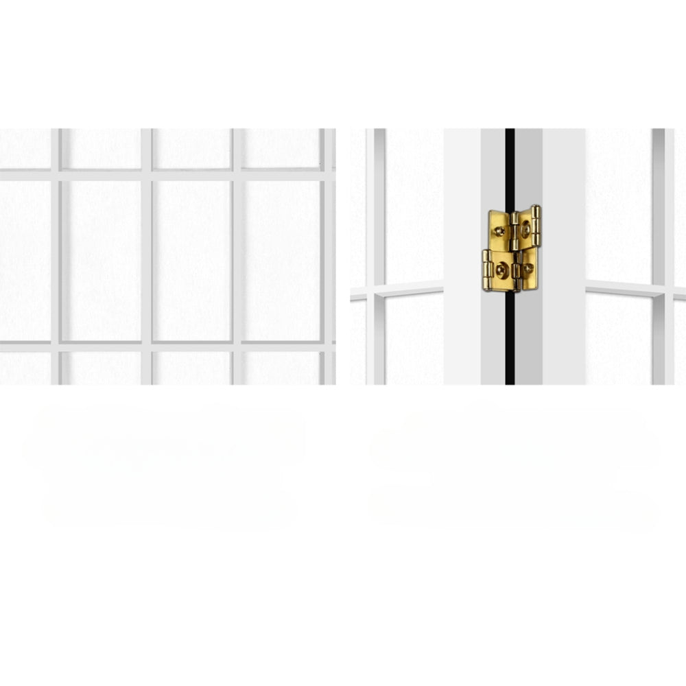 Room Divider Screen Wood Timber Dividers Fold Stand Wide White 8 Panel