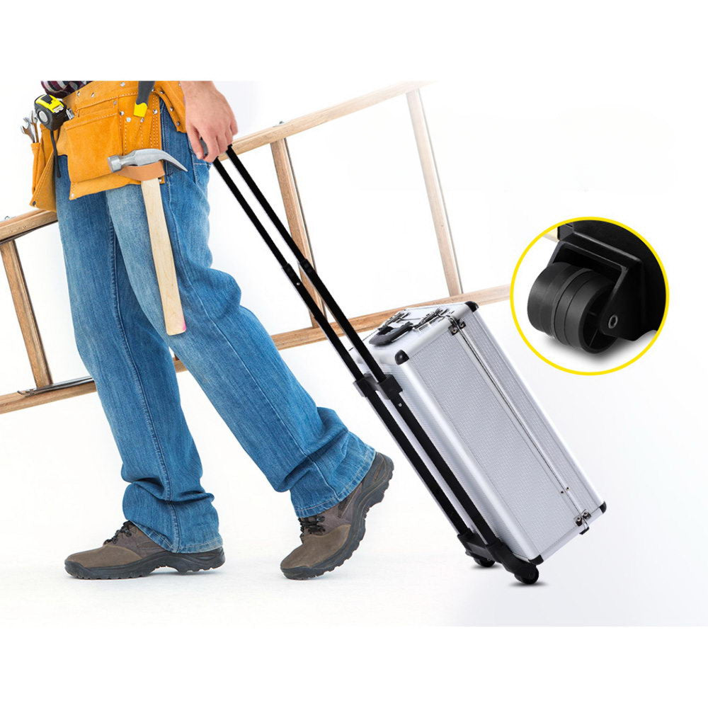 DIY Trolley Case Mechanic Box Toolbox Portable Set - 786pcs
