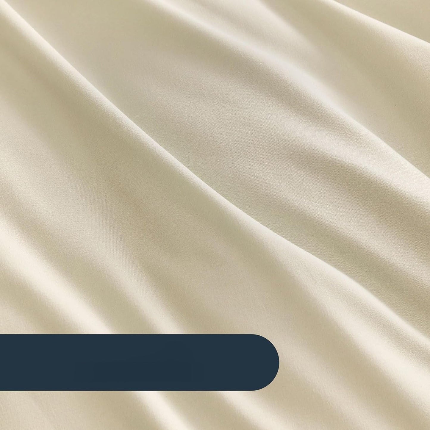 1000TC Ultra Soft Microfiber Duvet Doona Cover Quilt Cover Set - Ruffle Light Beige