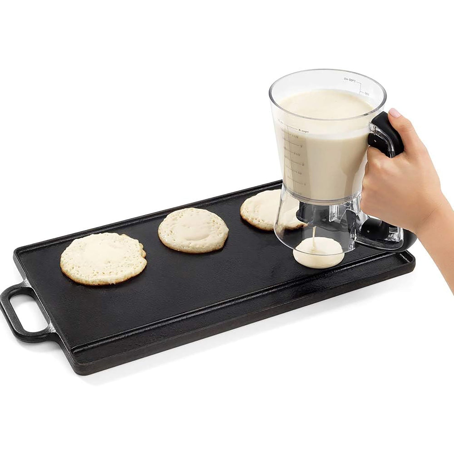 BPA Free Easy to Use Precision Batter Dispenser -  Black