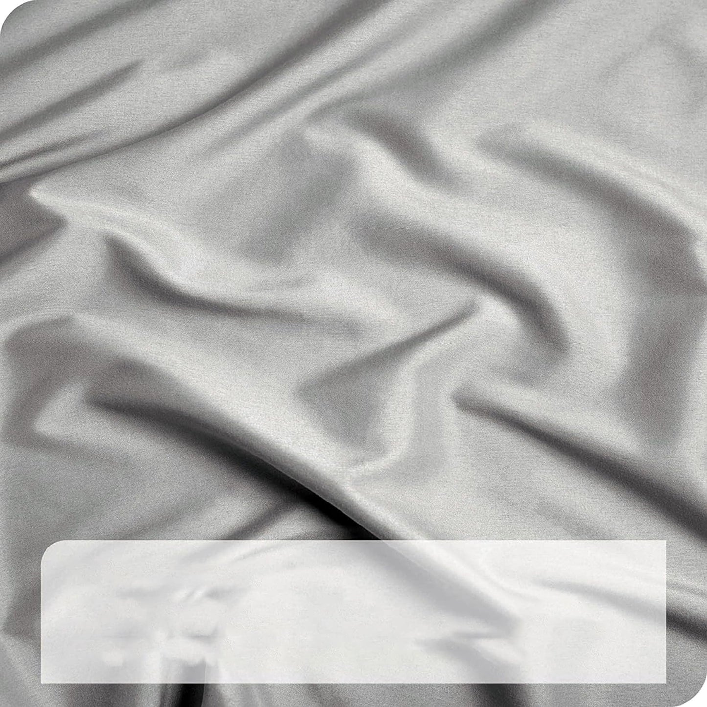 Soft Comfort Breathable Extra Deep Pocket Bed Sheet Set - Silver Grey