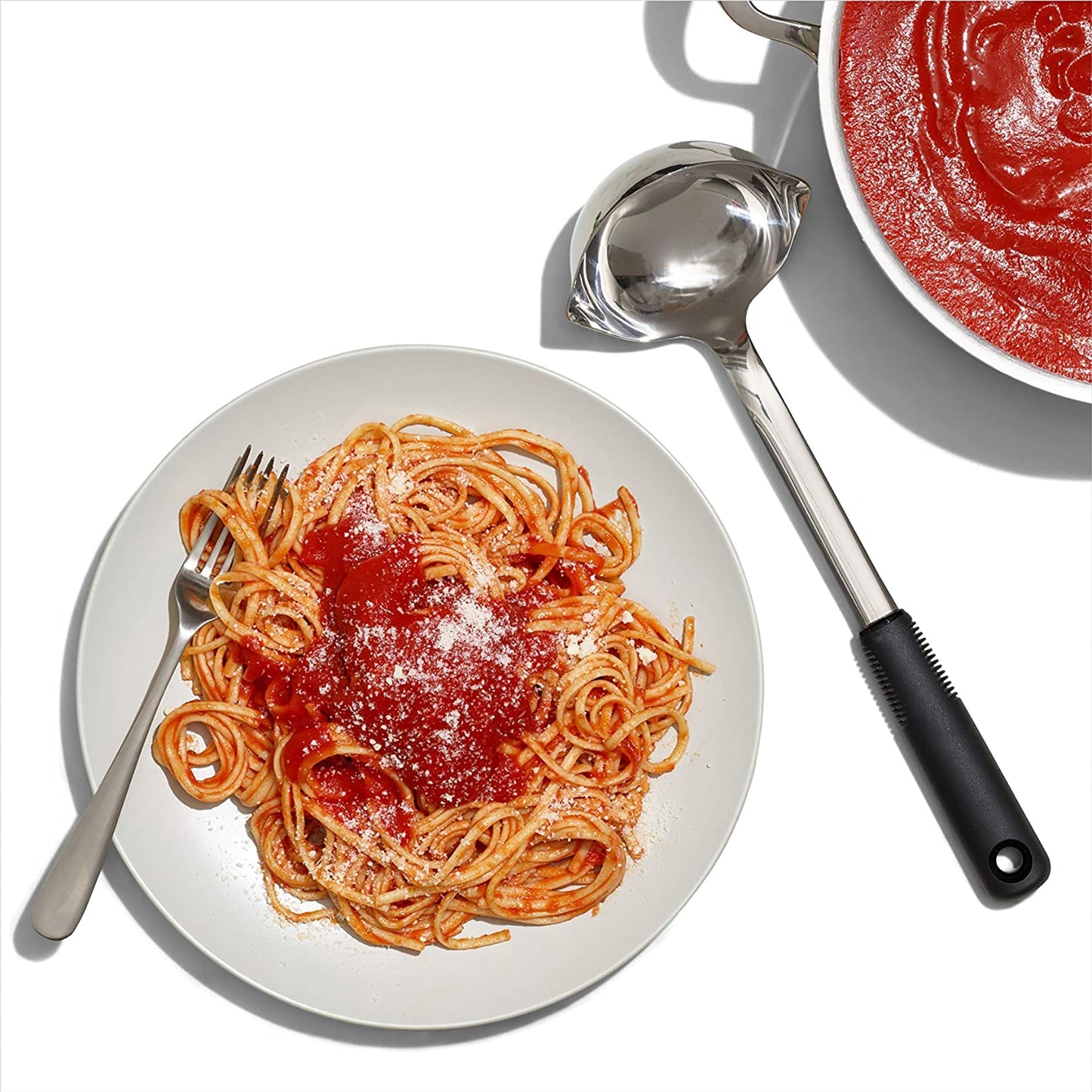 Stainless Steel Spoon Ladle - Silver