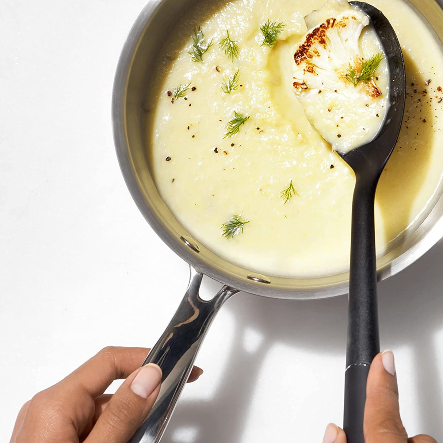 Nylon Cooking Spoon Kitchen Utensil - Black