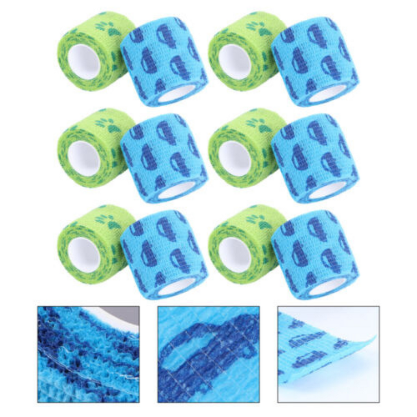 Self-Adhesive Cohesive Pet Wrap Bandages Nonwovens Vet Wrap for Animals