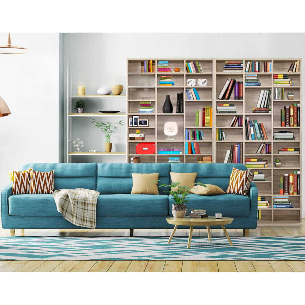 528 DVD 1116 CD Storage Shelf Media Rack Stand Cupboard Book Unit Oak
