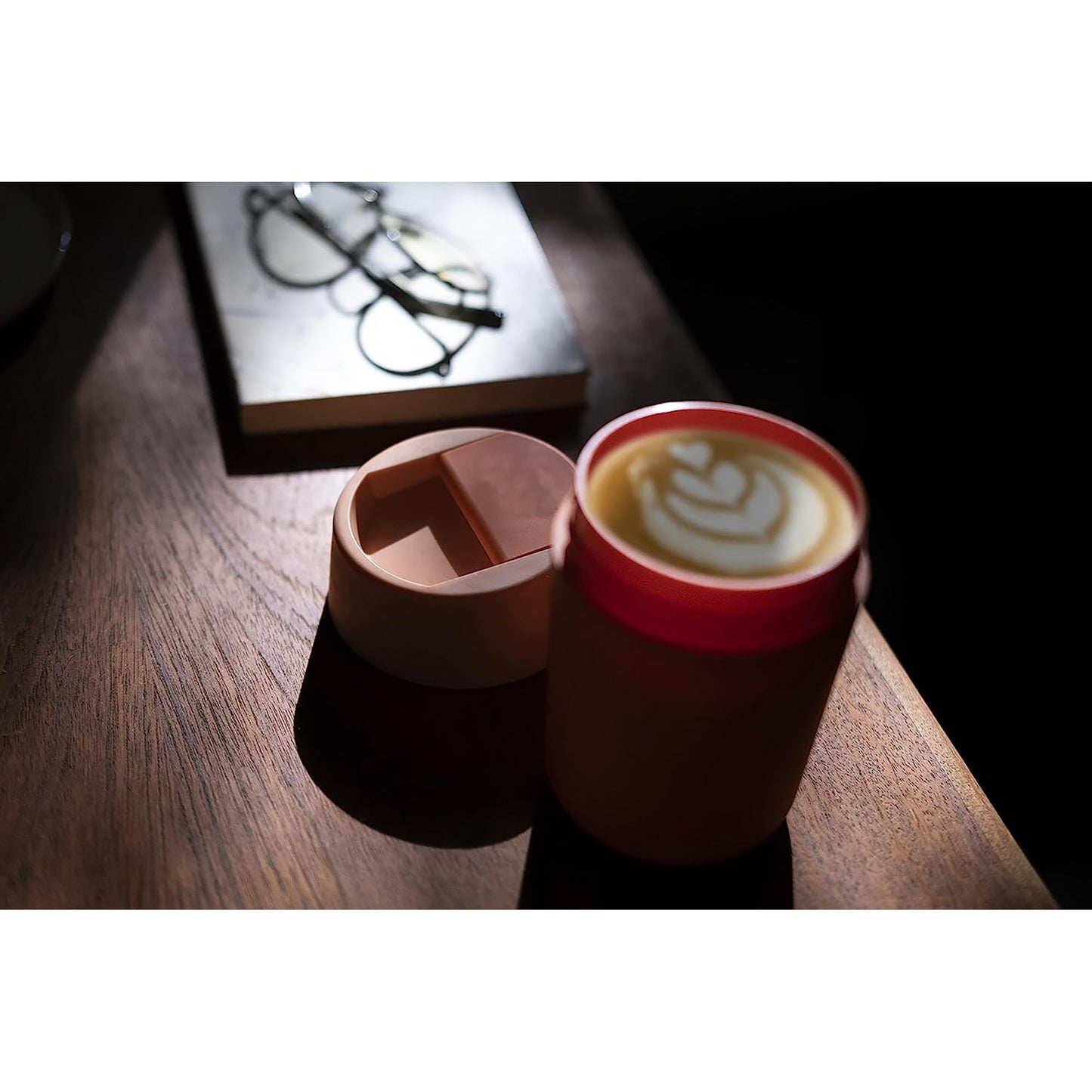 Leak Proof Sipp Travel Mug with Flip Top Cap 340 ml - Coral