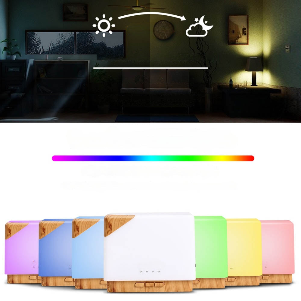 Aroma Diffuser Air Humidifier Night Light 600ml
