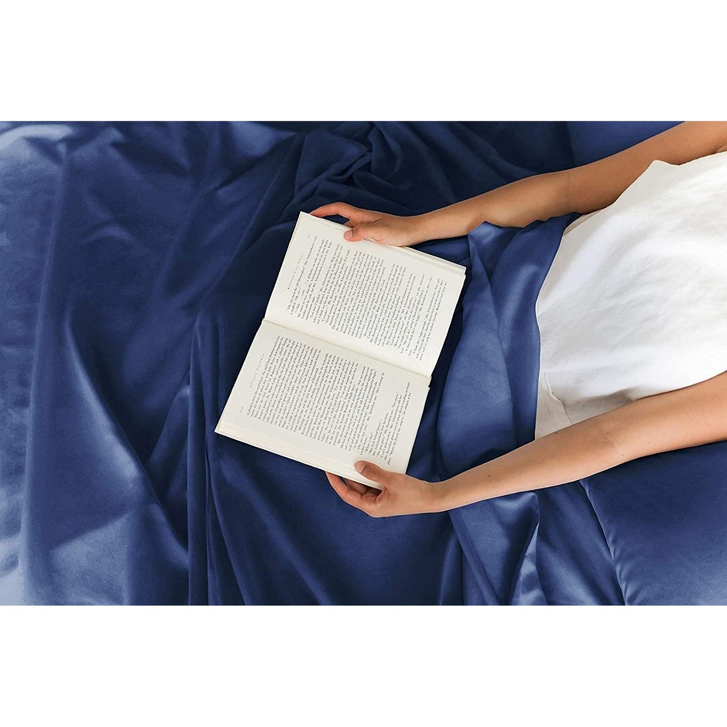 2000TC Ultra-Soft Luxury Deep Pocket Bedding Sheet Set - Royal Blue