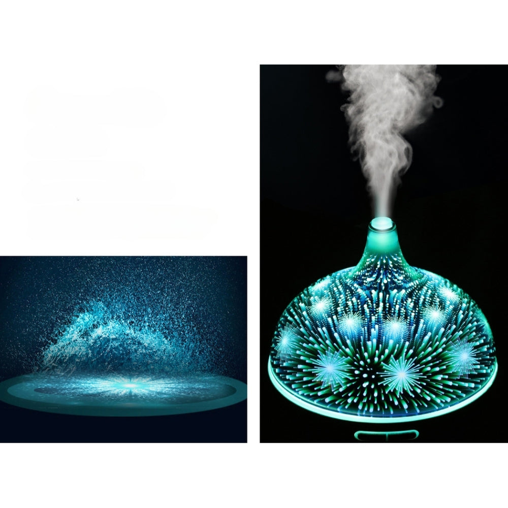 Aroma Aromatherapy Diffuser 3D LED Night Light  Purifier 400ml