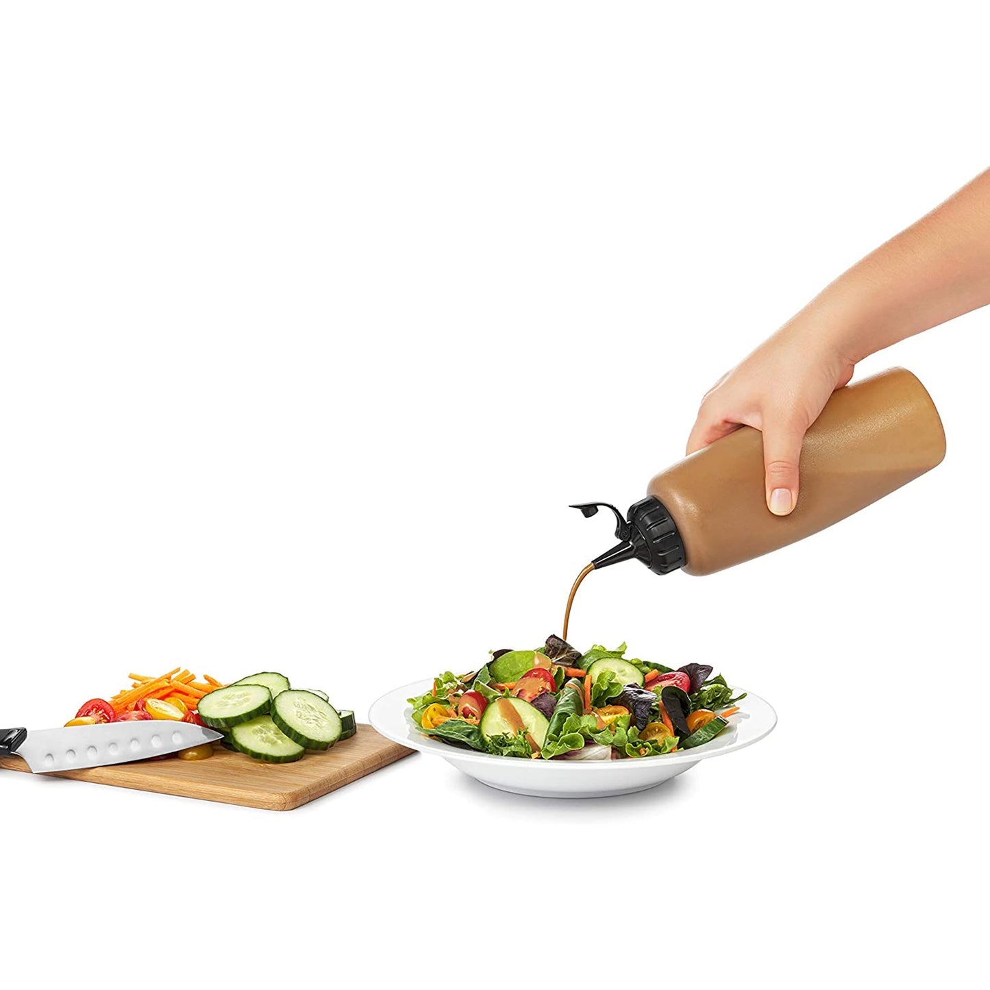 Durable Reusable PBA Free Plastic Squeeze Bottle - Set