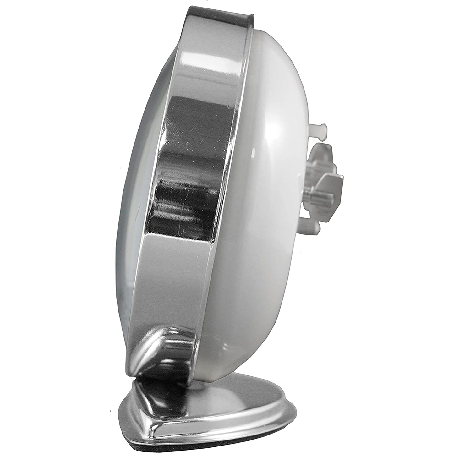 1 Wind Up Loud Bell Metal Analog Alarm Clock - Silver