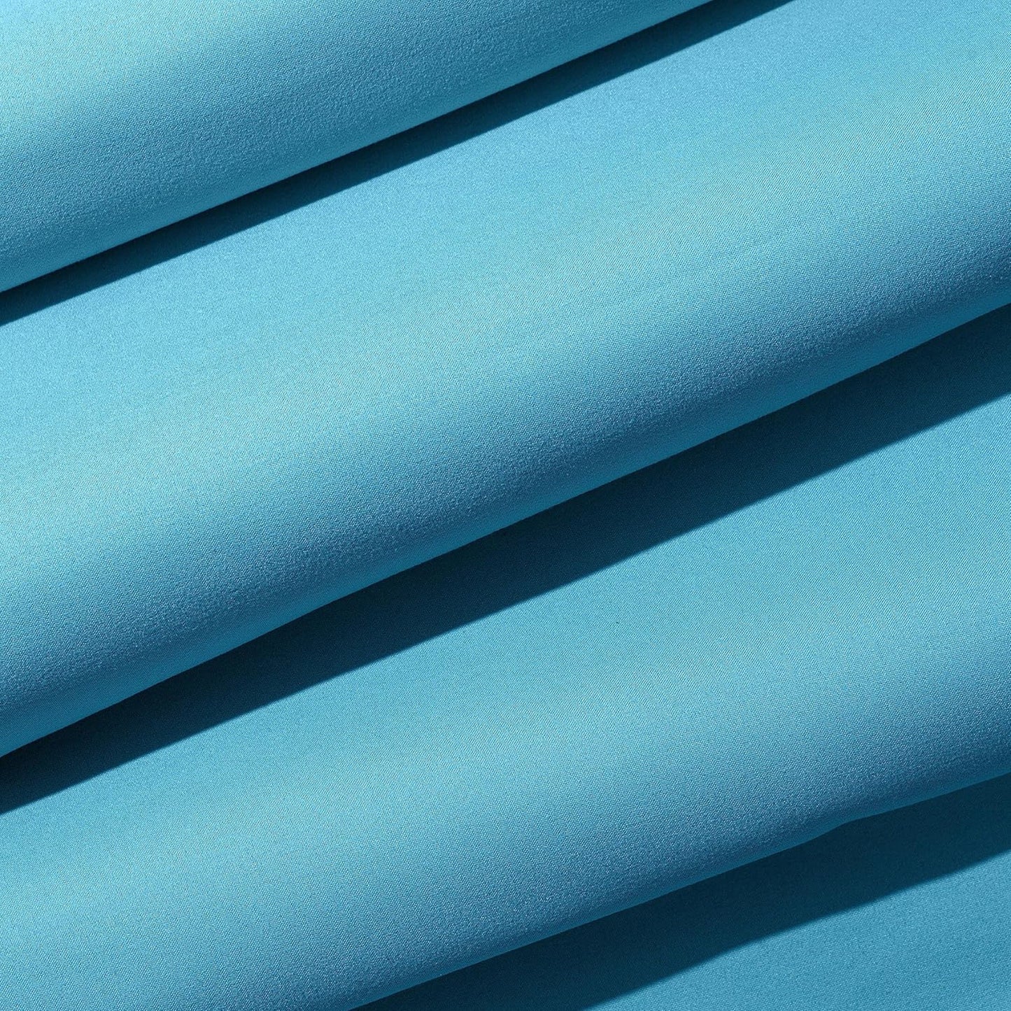 1500tc Ultra-Soft Breathable Microfibre Deep Pocket Bed Sheet Set - Light Blue