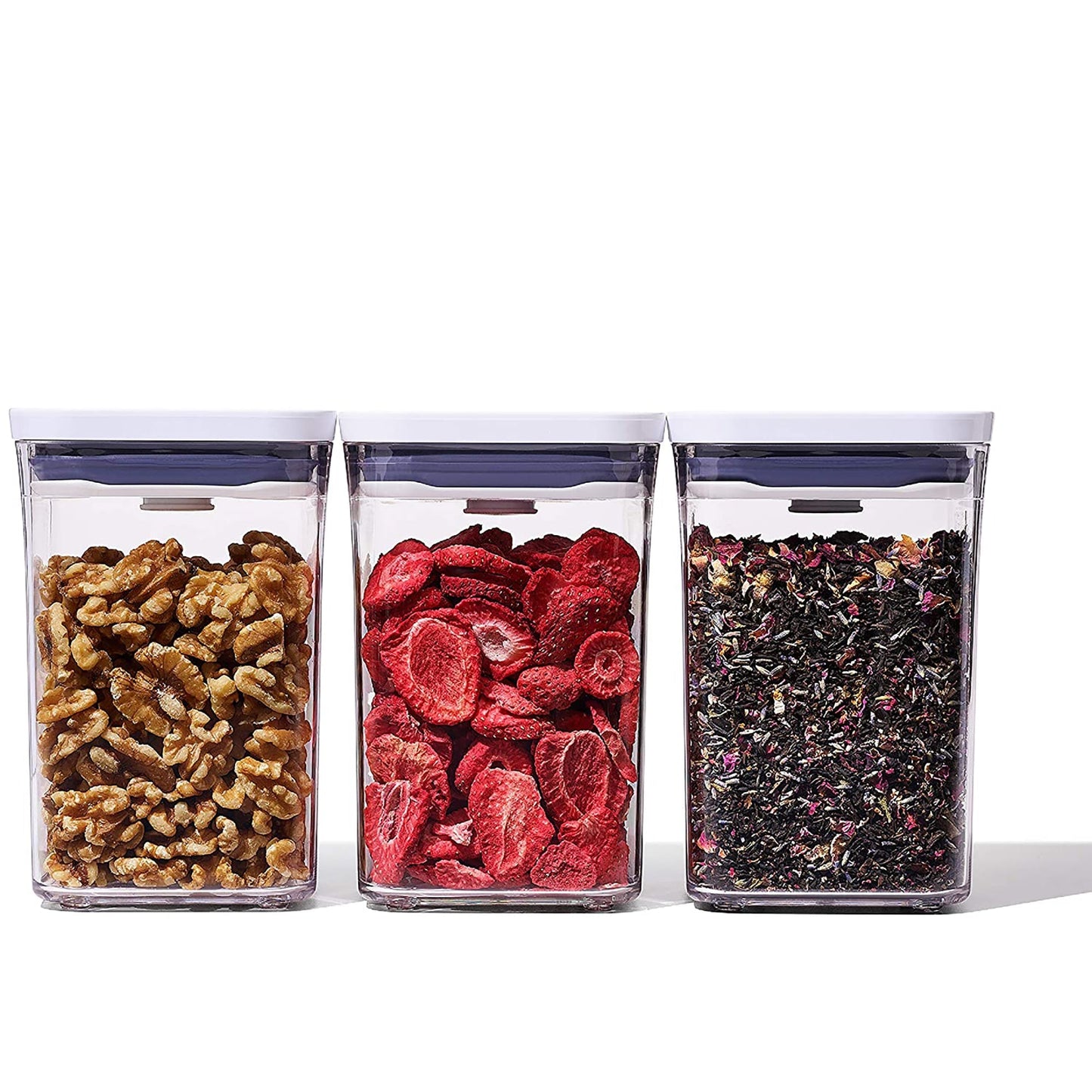 3 Piece 1 Litre Value Plastic Container Set Made from BPA Free Plastic