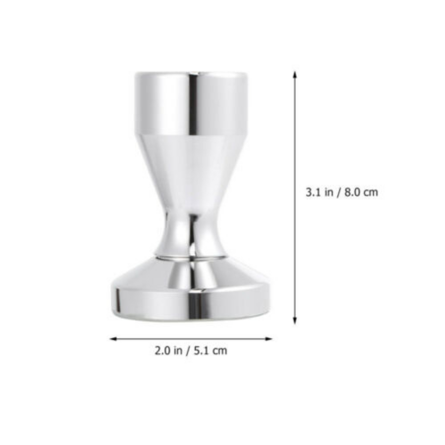 51MM Coffee Tamper Polished Stainless Steel Espresso Barista Tool