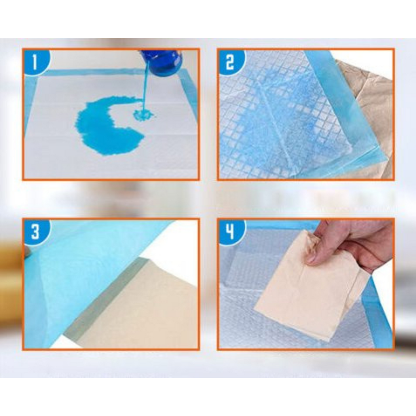 Super Absorbent Pet Toilet Training Pads 60x60cm for Puppy Dog Cat Indoor