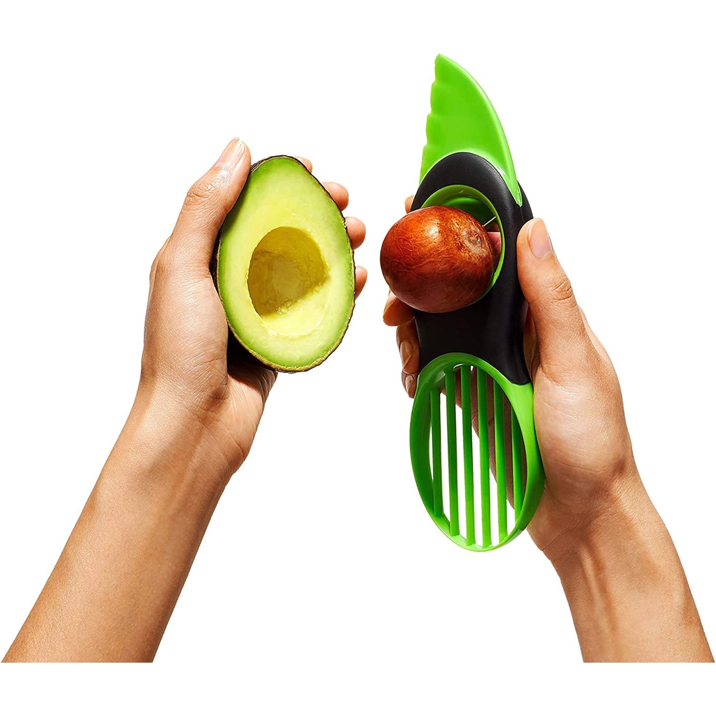3-in-1 Good Grip Avocado Slicer 10.5x4.2 Inch - Green