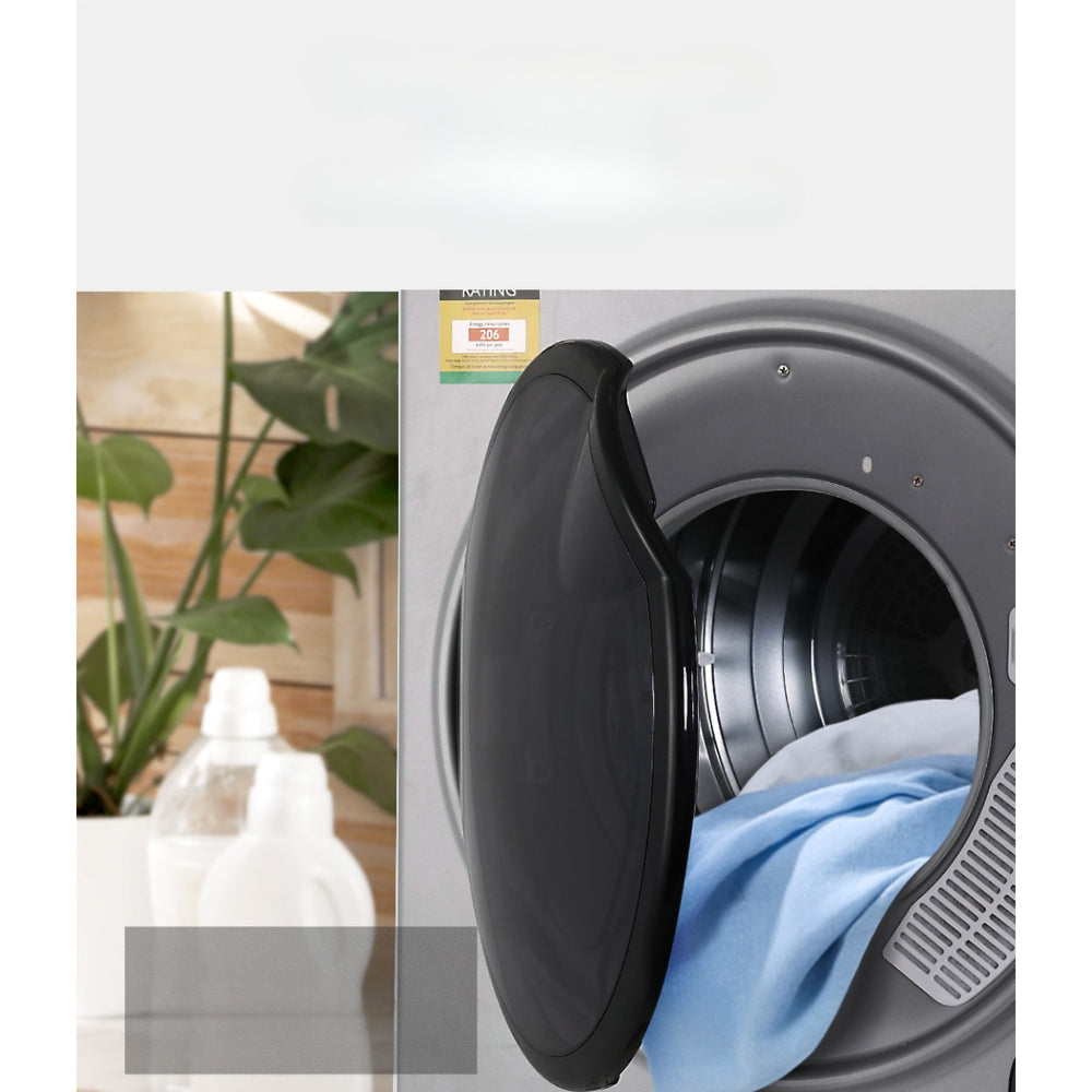 5kg Tumble Dryer Fully Auto Wall Mount Kit Clothes Machine Vented Silver